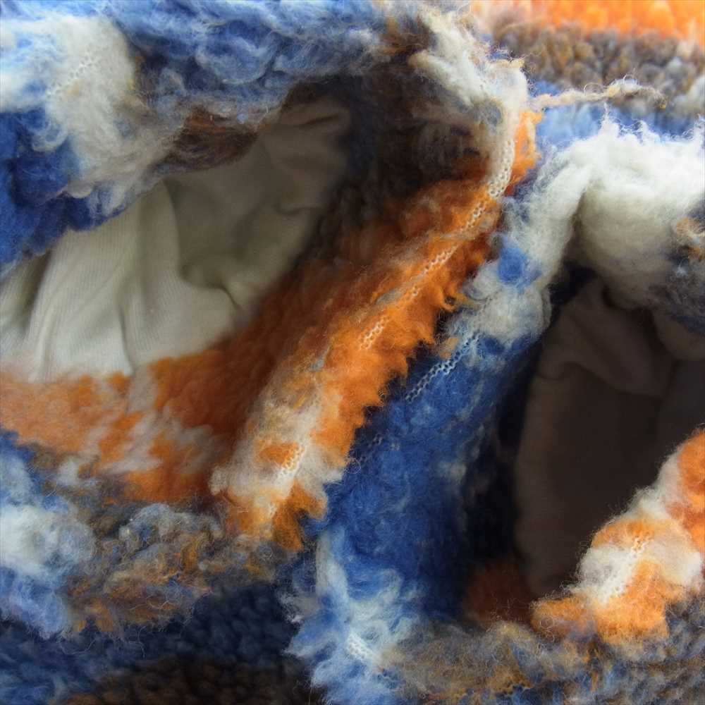 LOUIS VUITTON ルイ・ヴィトン 23SS HOY40W ジャカード モノグラム カモ 迷彩 ボア カモ フリース ブルゾン ジャケット XL【中古】