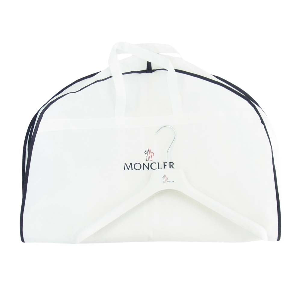 MONCLER モンクレール G20911A00175 54155 LEO レオ レザー 切替し ボア ダウン ジャケット ブラック系 5【中古】