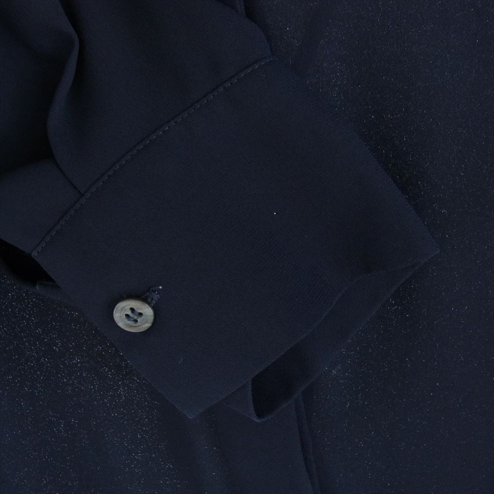 LOUIS VUITTON ルイ・ヴィトン BL72 P1 65331 長袖 シャツ ブラウス ネイビー系 36【中古】