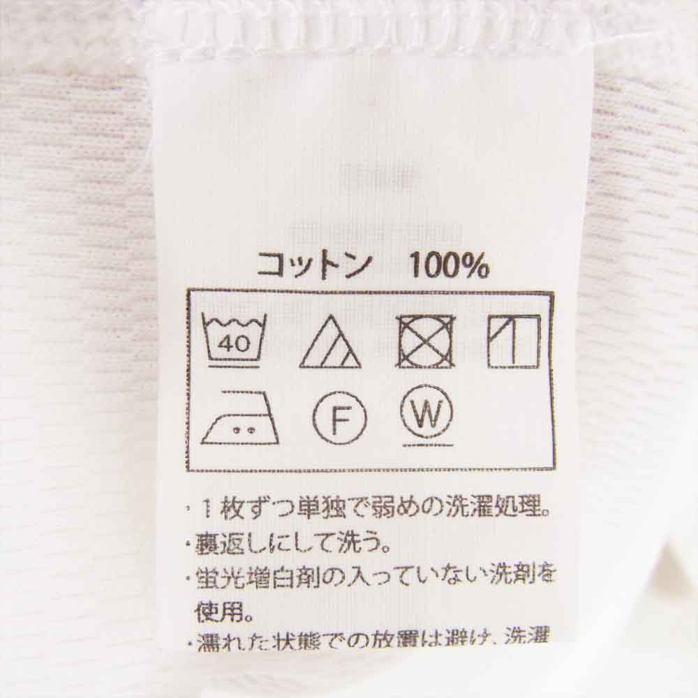 COOTIE クーティー カノコ ハニカム メッシュ オーバーサイズ 半袖 クルーネック Tシャツ ホワイト系 M【美品】【中古】