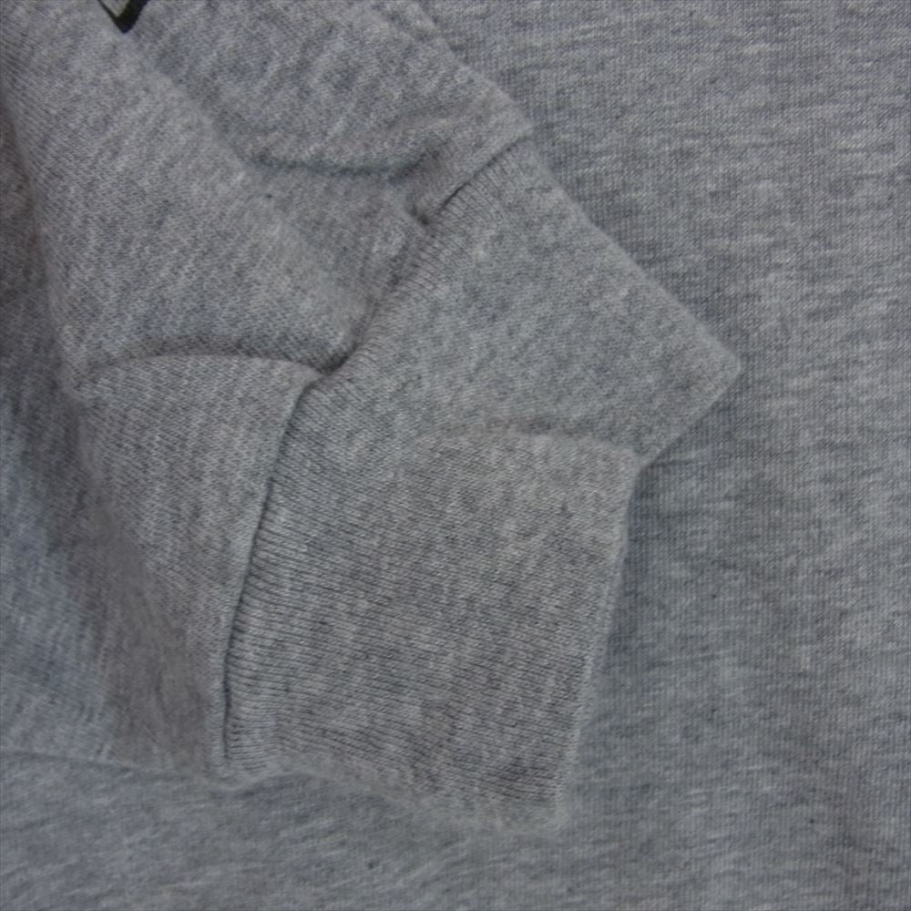 DESCENDANT ディセンダント バック 袖 ロゴ プリント コットン クルーネック 長袖 Tシャツ グレー グレー系 3【中古】