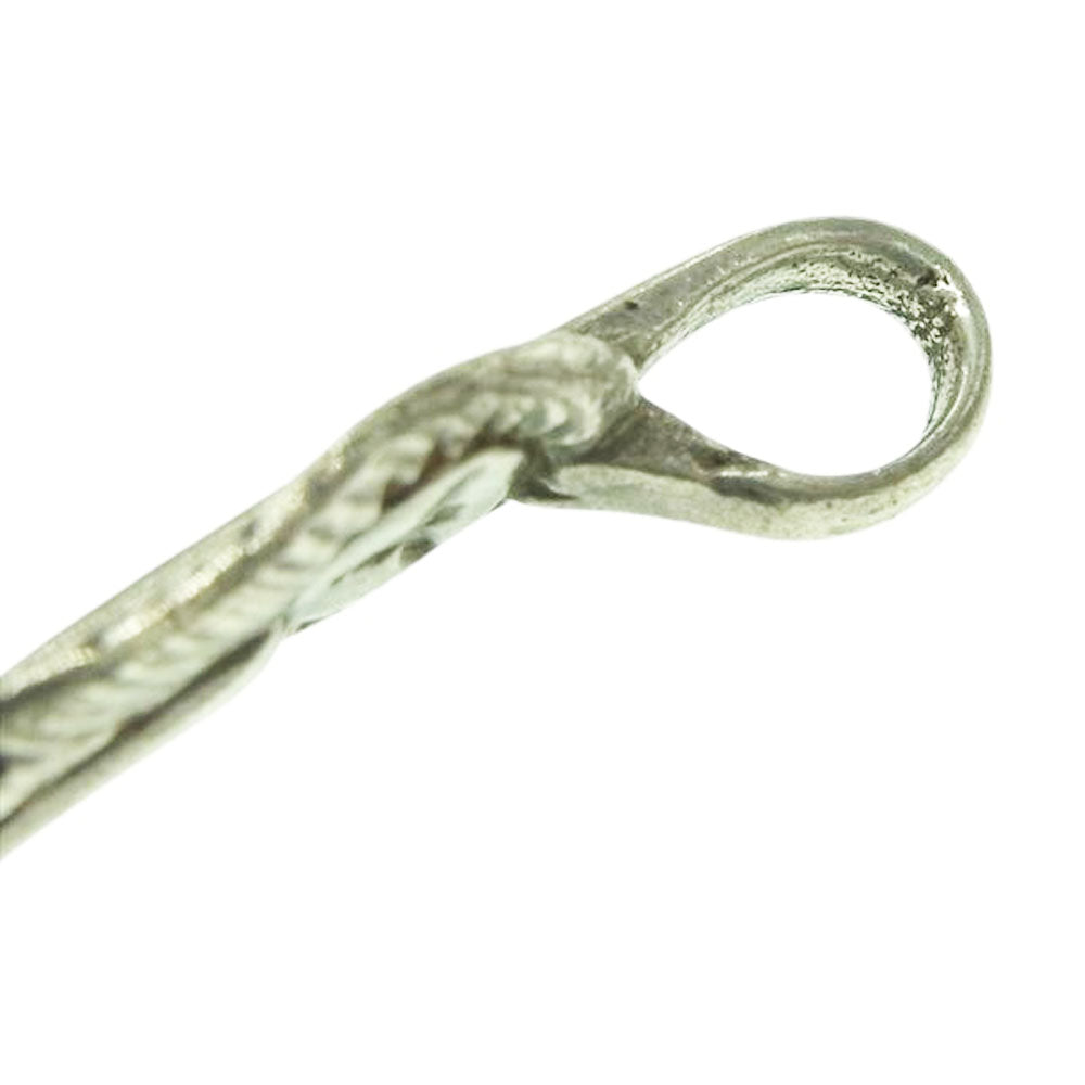 TADY&KING タディアンドキング SVフェザー 先金 剣先K18 Sサイズ 右向き ペンダント トップ【中古】