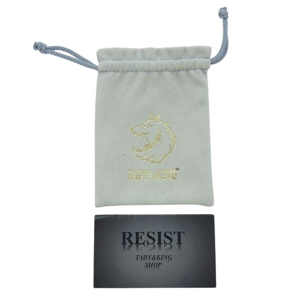 TADY&KING タディアンドキング ハートSVフェザー 剣先K18 金縄ターコイズ Lサイズ 先金 ペンダントトップ【中古】