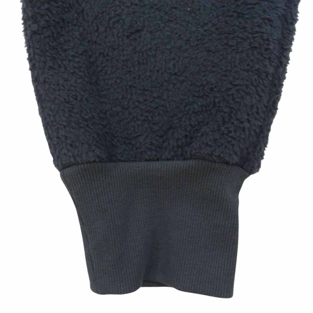 1piu1uguale3 ウノピュウノウグァーレトレ 22AW MRP550 ロゴ刺繍 フリース リブ イージー ロング パンツ グレー系 IV【中古】