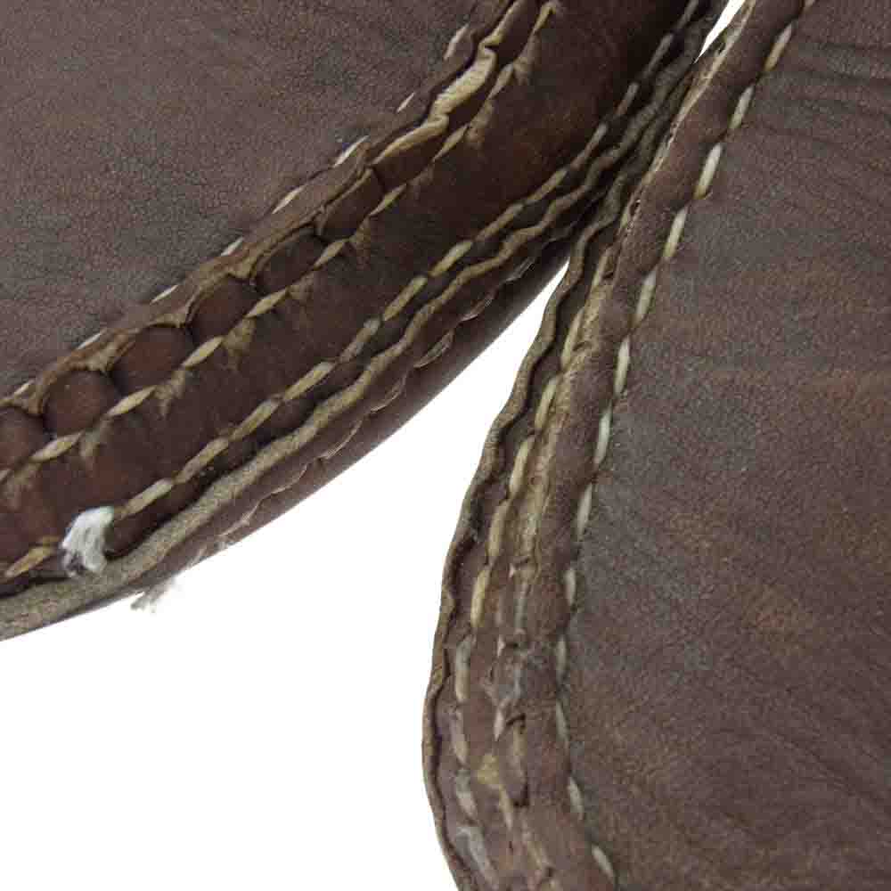 ARROW MOCCASIN アローモカシン レザー ローカット シューズ ブラウン系【中古】