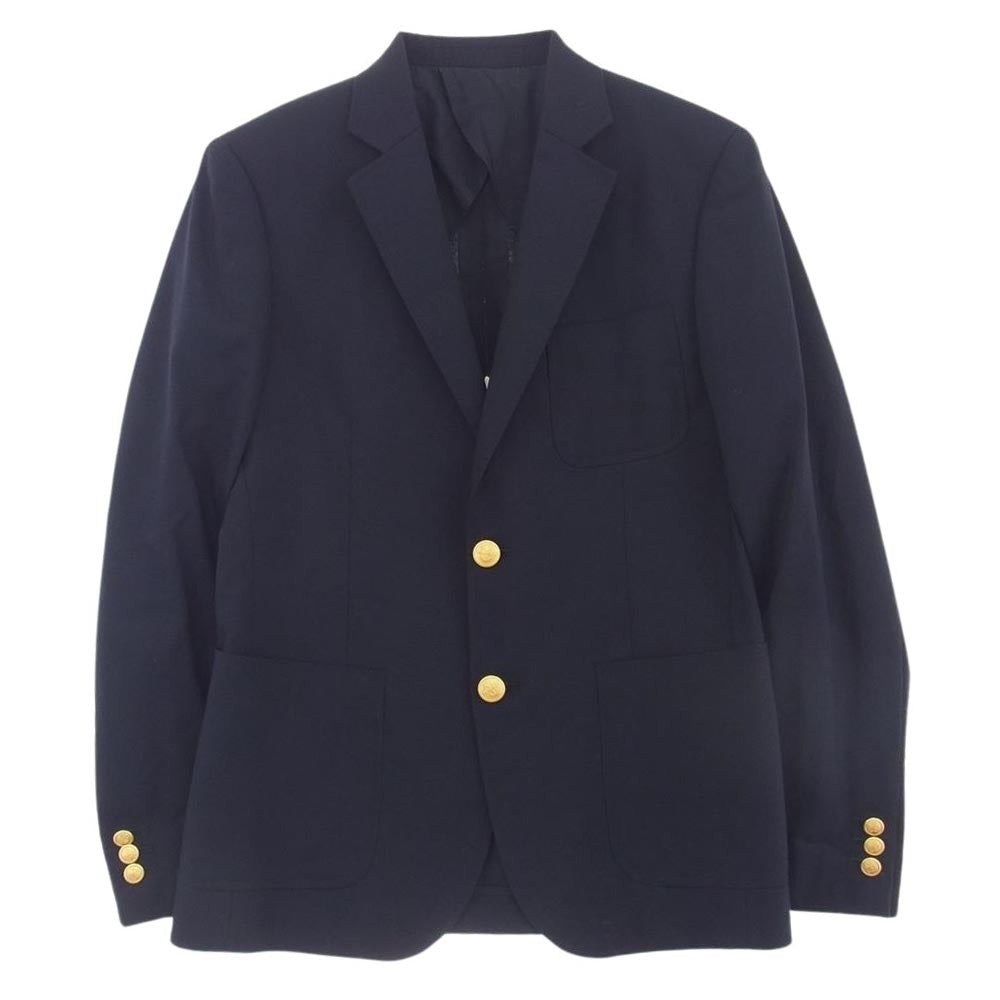 Mr.GENTLEMAN ミスタージェントルマン ES14S-JK02 金ボタン 紺ブレザー