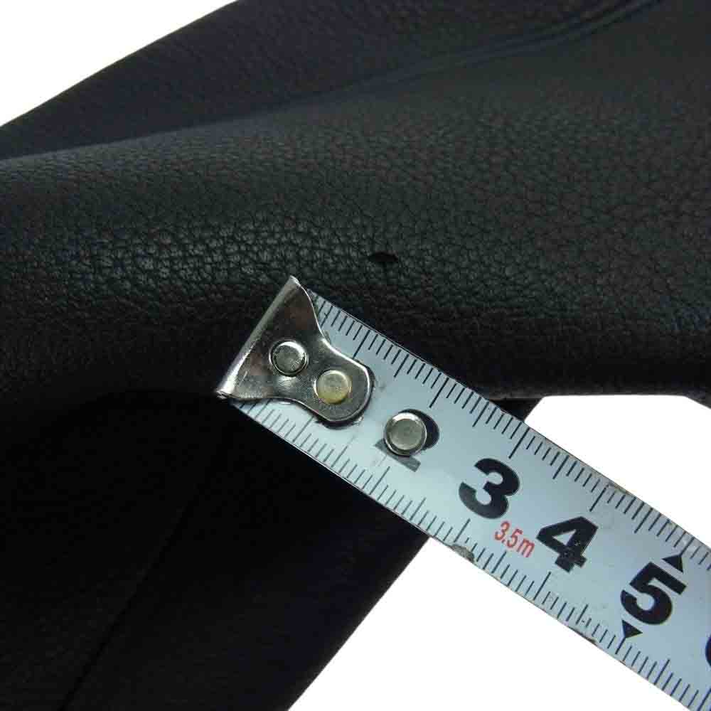 FINE CREEK LEATHERS ファインクリークレザー ACJK050 FINE CREEK &CO Lindbergh Deer Black リンドバーグ ワピチレザー フルベジタブルタンニン レザー ジャケット ブラック系 42【新古品】【未使用】【中古】