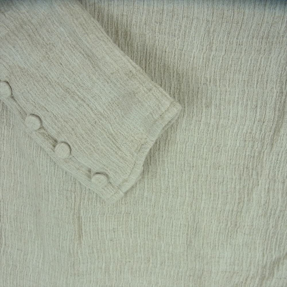 エトレトウキョウ 1220530069-0 コットン リネン スクエア ネック 7分丈 ワンピース グレイッシュベージュ系 F【中古】