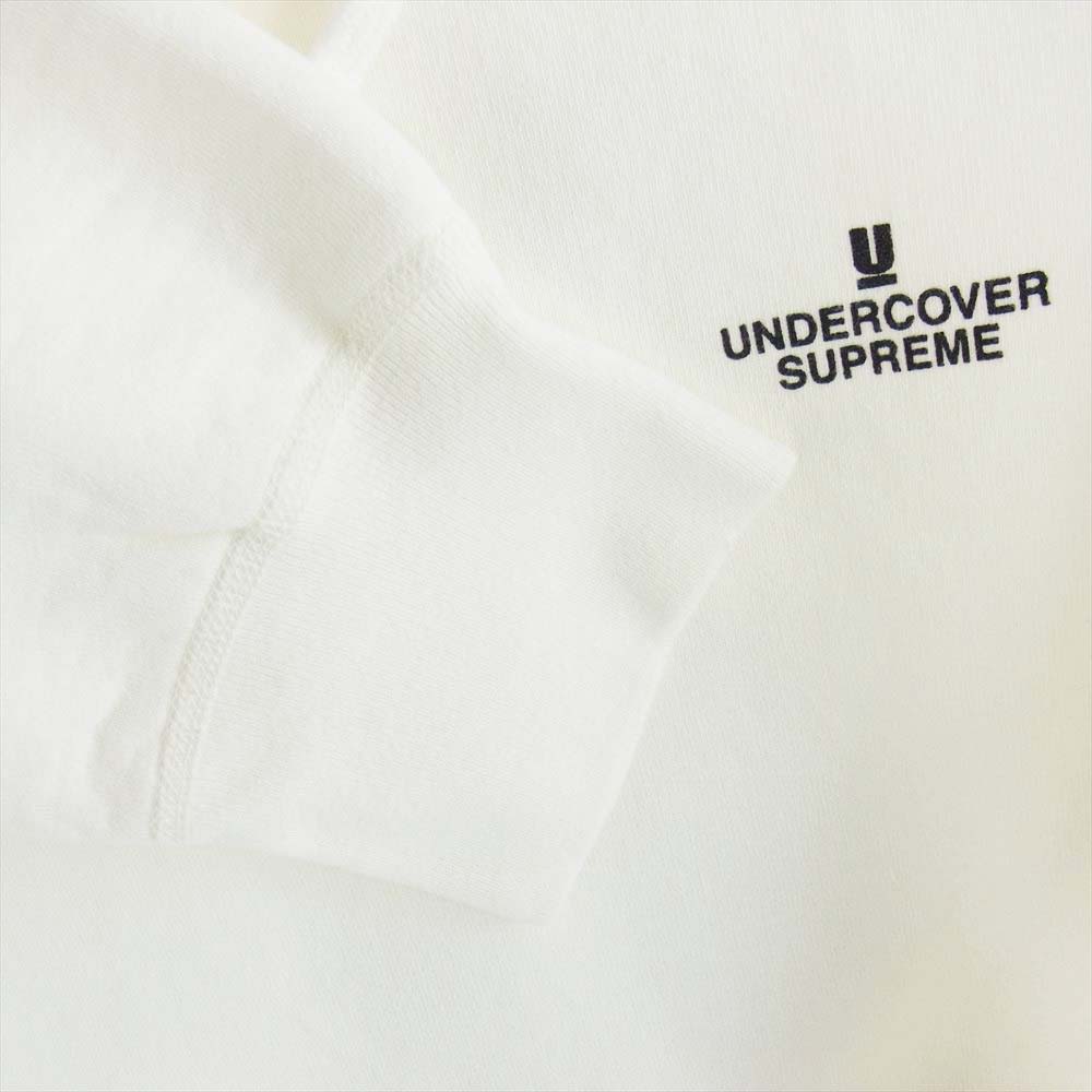 Supreme シュプリーム 18SS × Undercover Public Enemy Terrordome Hooded Sweatshirt アンダーカバー パブリック エネミー テラードーム スウェット パーカー ホワイト系 L【美品】【中古】