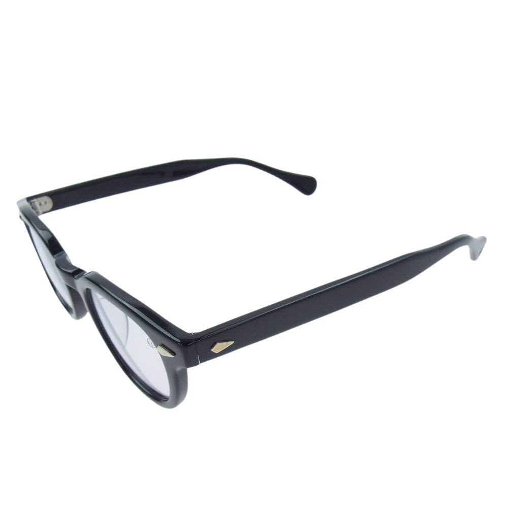 タート オプティカル アーネル JD-04 001 BLACK ウェリントン 眼鏡 メガネ ブラック系 44-24【極上美品】【中古】