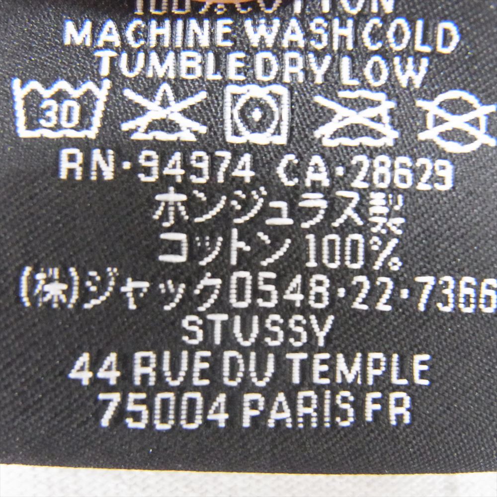 STUSSY ステューシー GANG STARR TEE ギャングスター プリント Tシャツ M【中古】