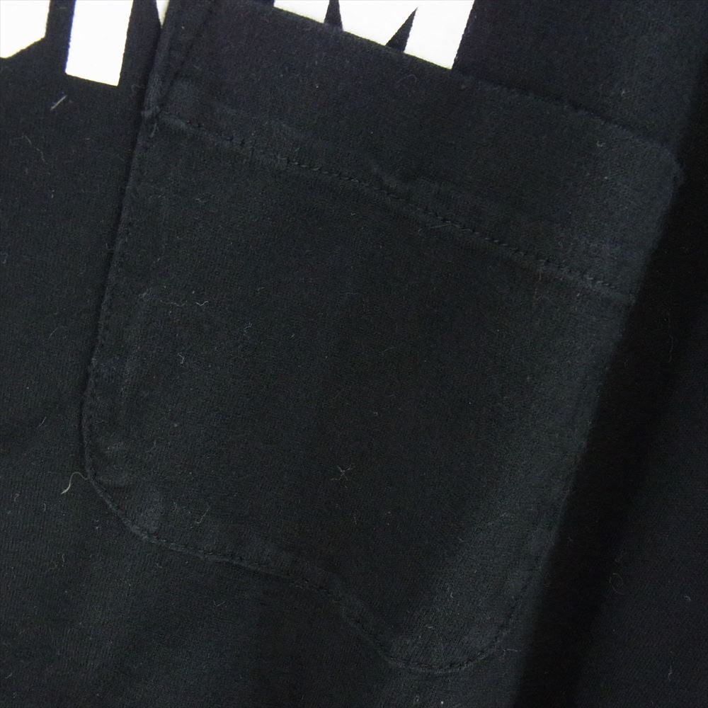 uniform experiment ユニフォームエクスペリメント UE-167083 フロントロゴ プリント ポケット 半袖 Tシャツ ブラック系 1【中古】