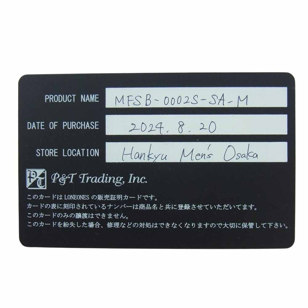 LONE ONES ロンワンズ MFSB-0001S-EE-M 販売証明書カード付 ホーク ビードS サファイア6mm ブレスレット ネイビー系 シルバー系【中古】
