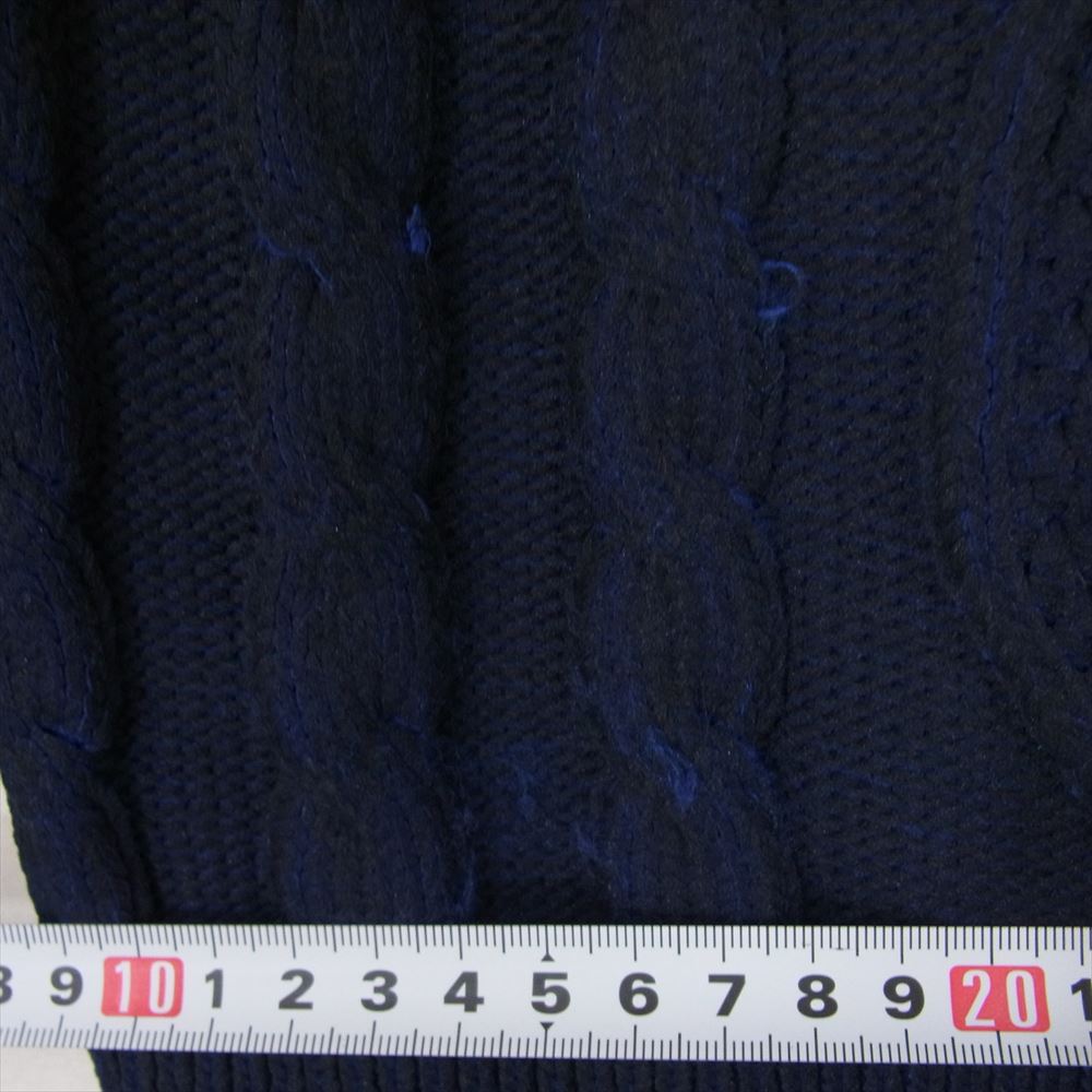 ARMANI EXCHANGE アルマーニエクスチェンジ 6GZM2H ZMR8Z クルーネック プルオーバー ケーブル ニット セーター XS【中古】