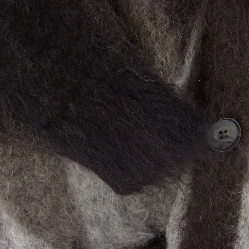 MINEDENIM マインデニム 22AW 2210-6002-67-022 Kid Mohair Argyle Washed Knit Long Cardigan キッド モヘア アーガイル ニット ロング カーディガン 2【新古品】【未使用】【中古】