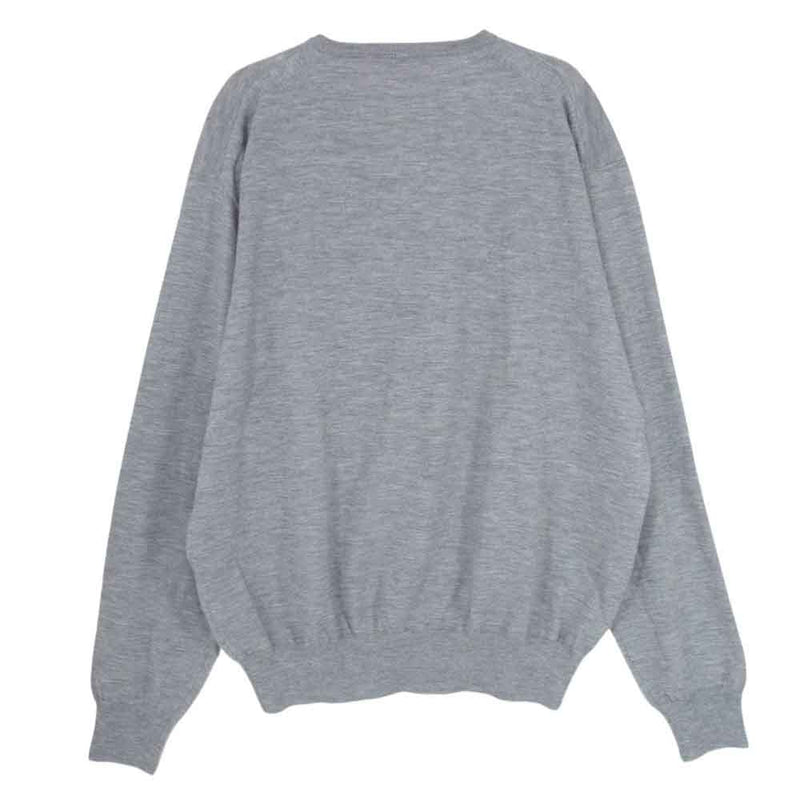 AURALEE オーラリー 24SS A24SC01CT CASHMERE HARD TWIST KNIT CARDIGAN カシミア カシミヤ  ハードツイスト ニット カーディガン グレー系 4【中古】