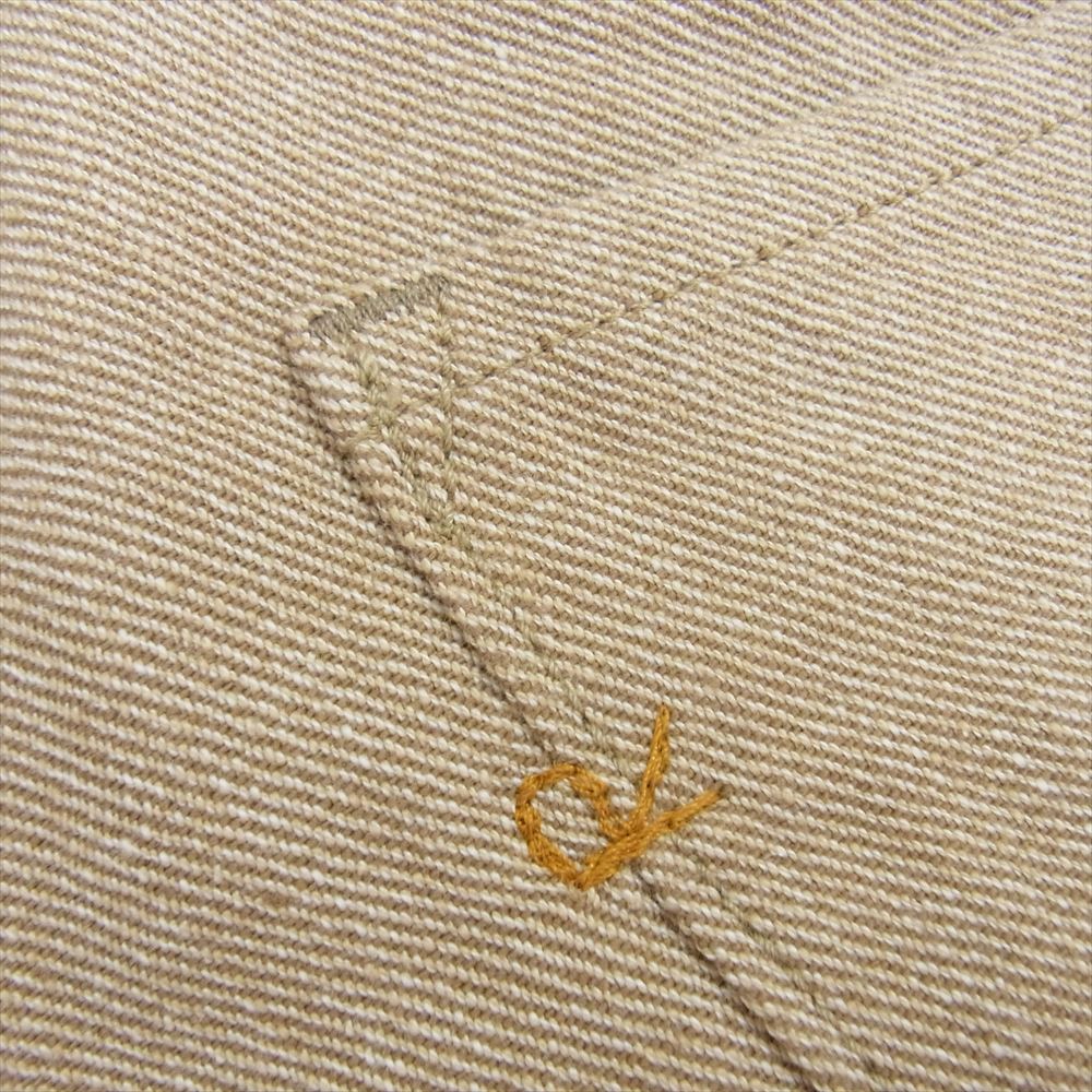 45R 80360201 日本製 コットン テーパードパンツ ブラウン系 サイズ表記無【中古】