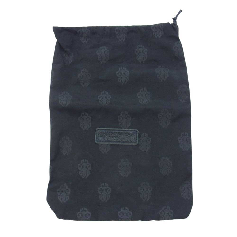 CHROME HEARTS クロムハーツ(原本無) LS NOTEPAD ノートパッド フレアニー レザー ブックカバー 手帳カバー ブラック系【中古】