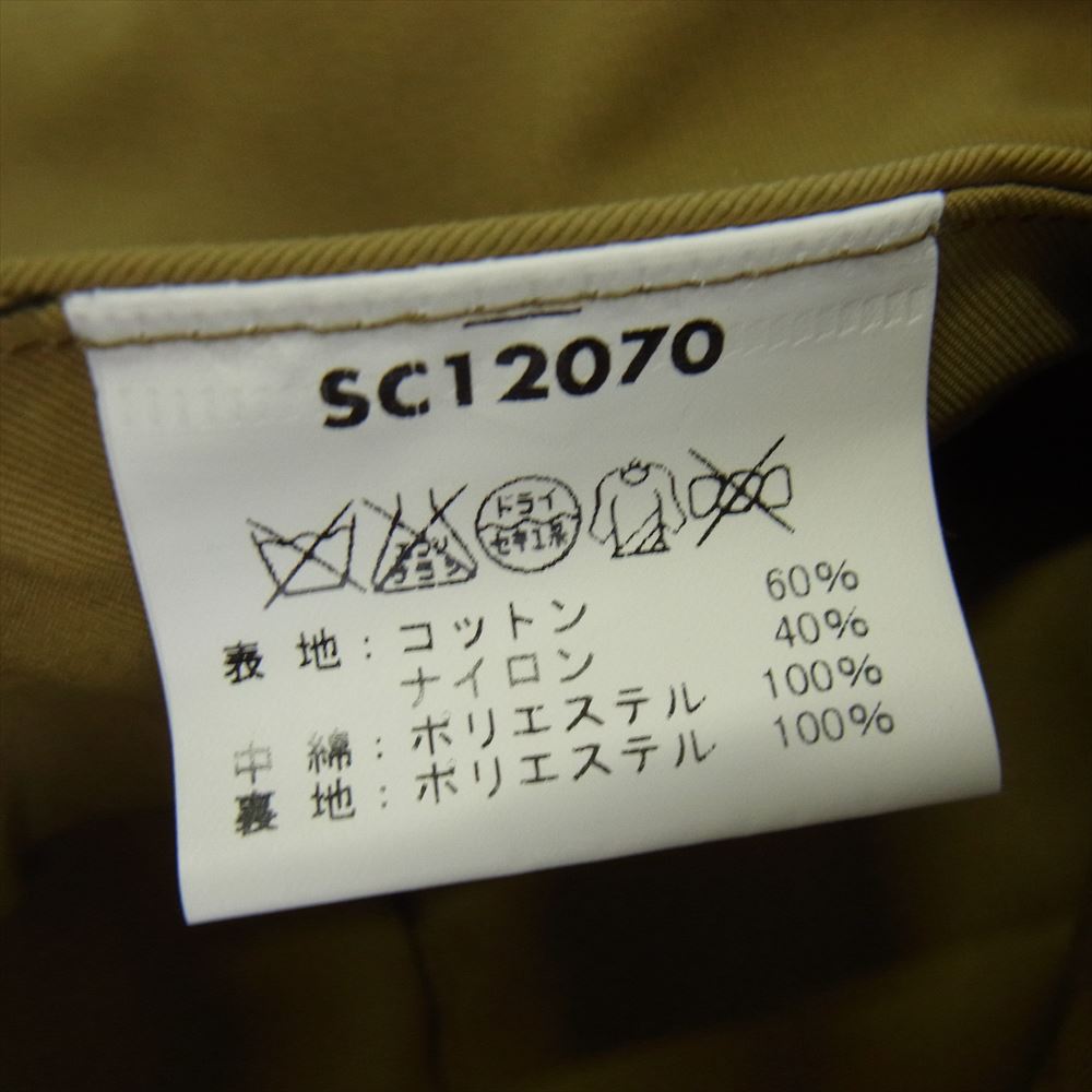 SUGAR CANE シュガーケーン SC12070 パディング ベスト 中綿 ベージュ系 M【中古】