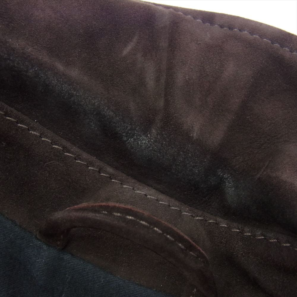 コーベルト 1159-343-5054 ゴートレザー スエード ダブル ライダース ジャケット ダークブラウン系 サイズ表記不明【中古】