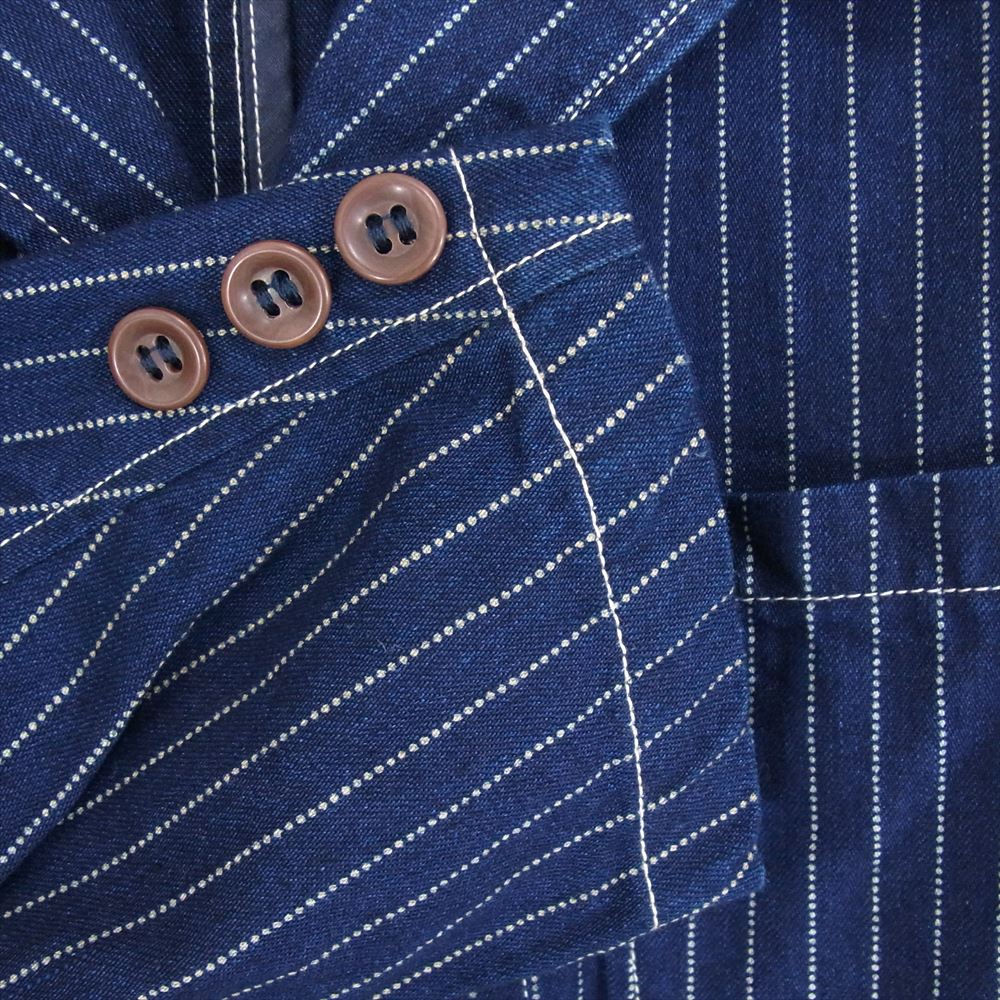 Pherrow's フェローズ P3J ウォバッシュストライプ サックコート ジャケット 38【中古】