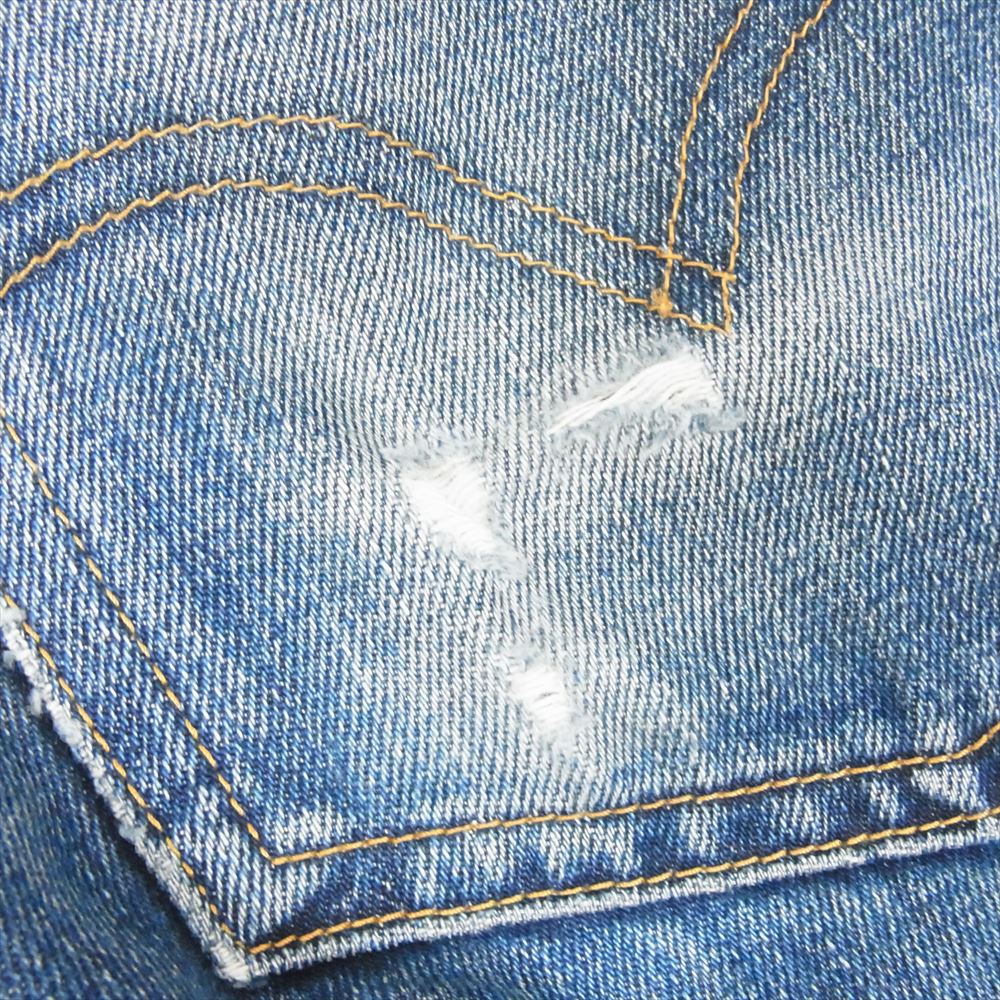 FRAGMENT DESIGN フラグメントデザイン FM250-0002 × Levis リーバイス Fenom フェノム バックプリント藤原ヒロシ デニムパンツ インディゴブルー系 S【中古】