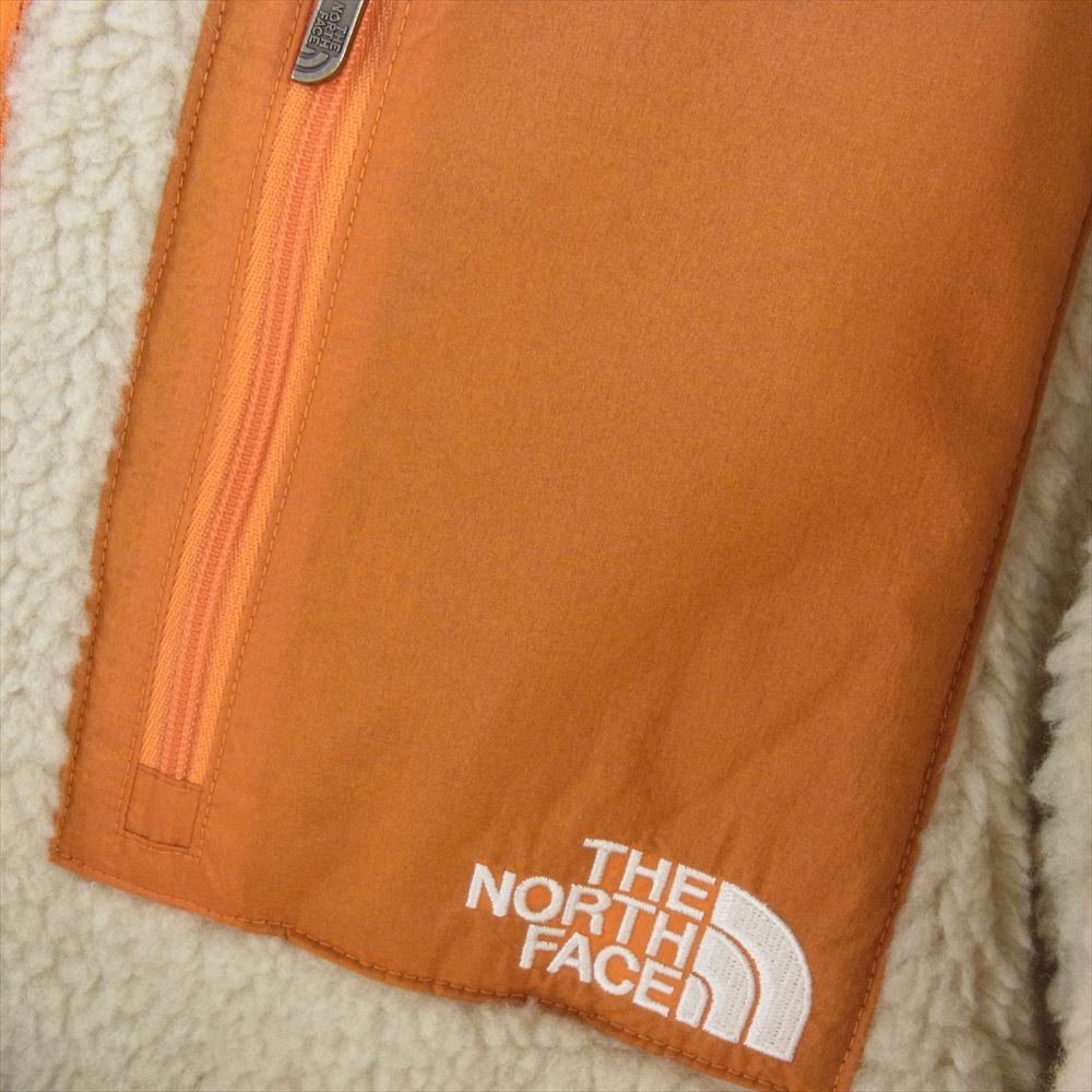 THE NORTH FACE ノースフェイス NP72333 Reversible Extreme Pile Jacket リバーシブル エクストリーム パイル ジャケット オレンジ系 ベージュ系 M【極上美品】【中古】