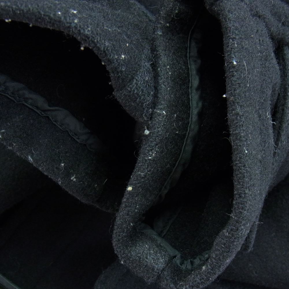 FIDELITY フェデリティー USA製 ウールメルトン ダッフルコート ブラック系 S【中古】