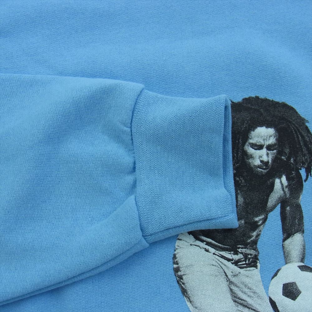 WACKO MARIA ワコマリア BOBMARLEY-WM-SS14 BOBMARLEY CREW NECK SWEAT SHIRT TYPE-4 ボブマーリー スウェット トレーナー ライトブルー系 XL【中古】