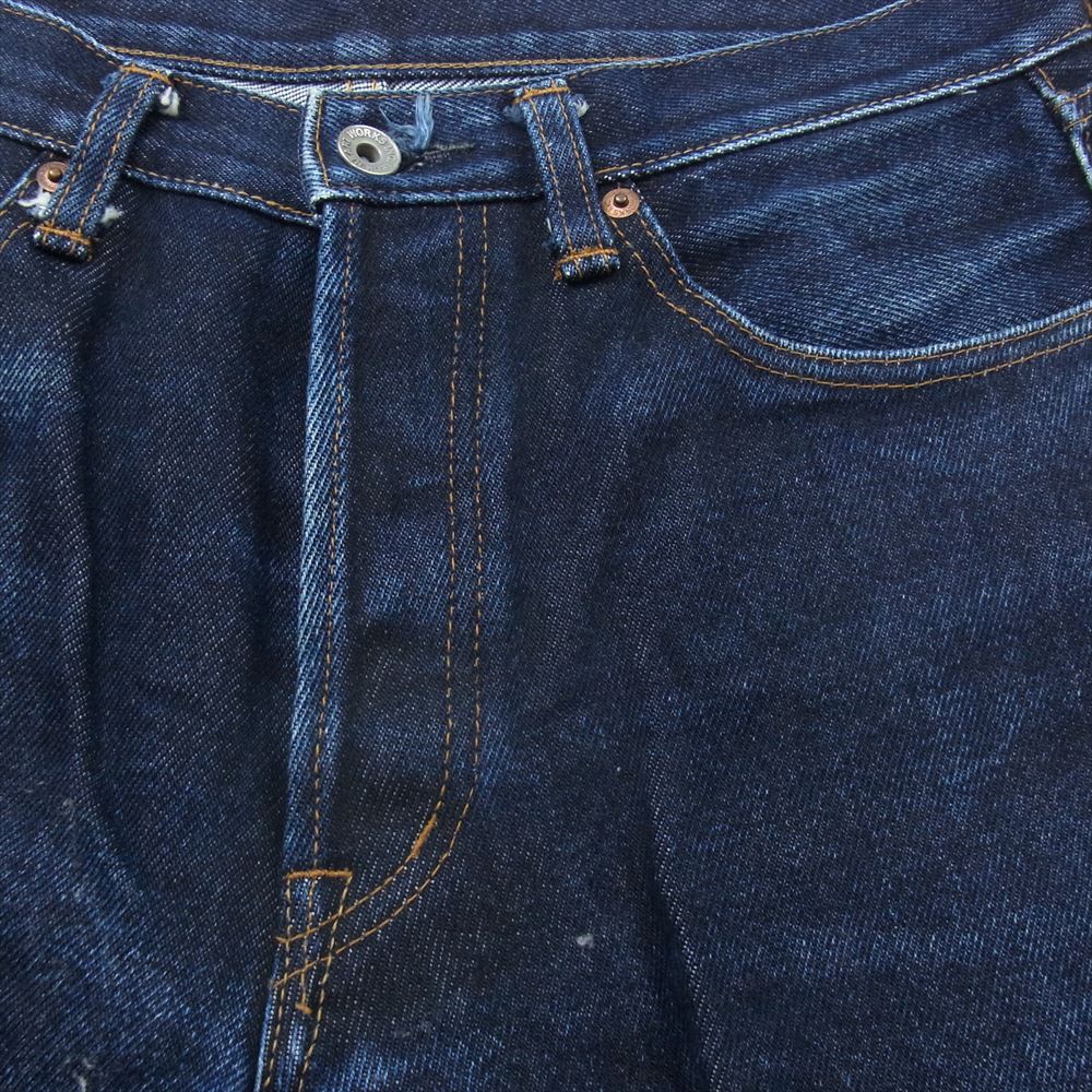 IRON HEART アイアンハート Lot 634 21ozレギュラー デニム ストレート パンツ ジーンズ インディゴブルー系 32【中古】