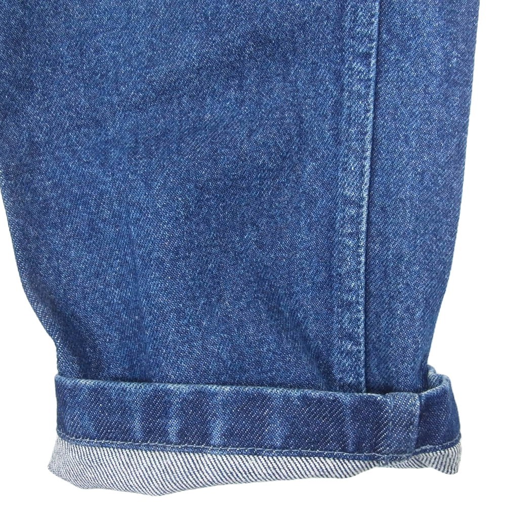 アンクレイヴ テーパード タック インディゴ デニム パンツ インディゴブルー系 サイズ表記無【中古】