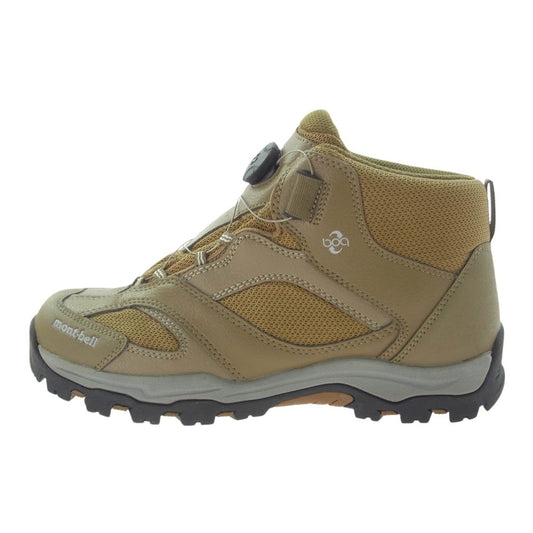 mont-bell モンベル 1129372 マリポサトレール Kid's キッズ トレッキングシューズ ブラウン系 ベージュ系 25cm【美品】【中古】