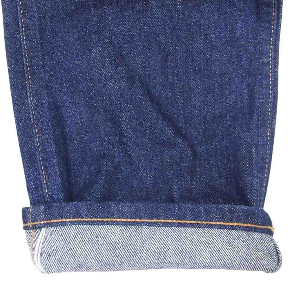 BANKROBBER バンクロバー 73-211 ジップアップ ストレート デニム パンツ インディゴブルー系 35【中古】