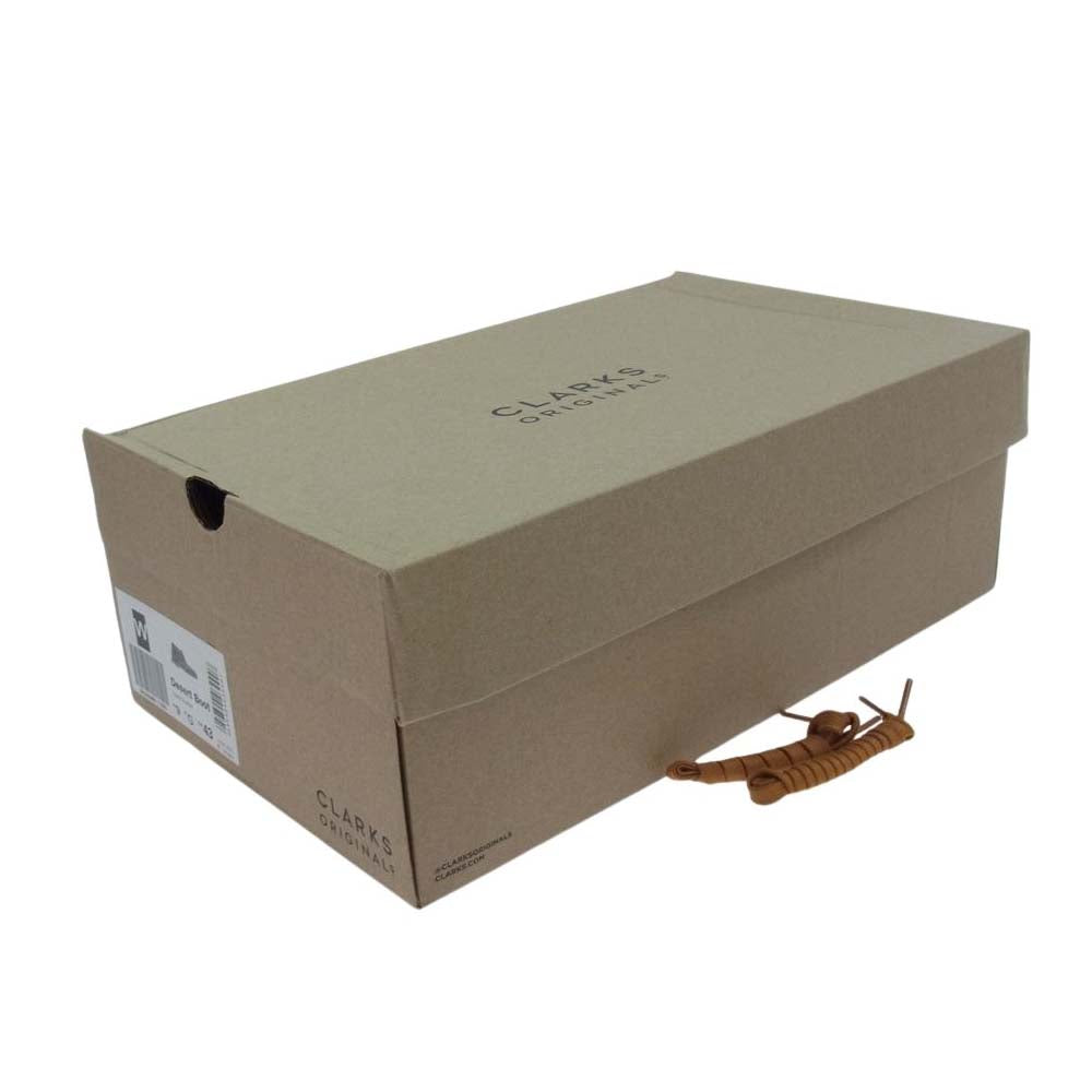 Clarks クラークス Desert Boot デザート スエード ブーツ ブラック系 UK9【中古】