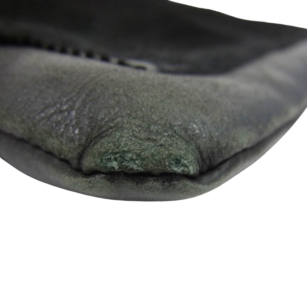 ソルリ レザー ボア ショルダー バッグ ブラック系【中古】