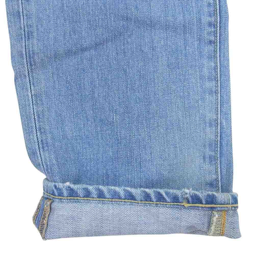レッドカード 17878U Rhythm ダメージ加工 スリムテーパード デニムパンツ インディゴブルー系 32【新古品】【未使用】【中古】