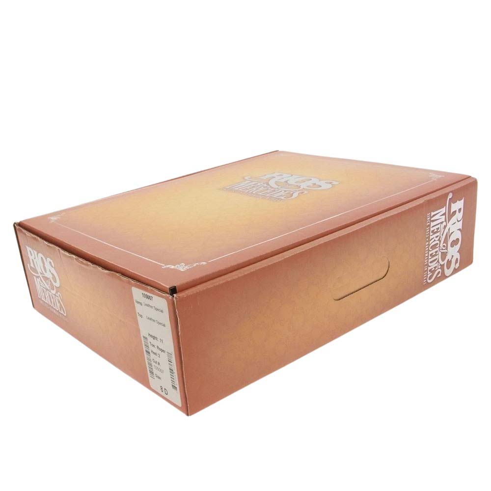 RIOS OF MERCEDES リオスオブメルセデス 105007 ドット インレイ ローパー ブーツ ブラウン系 8D【中古】