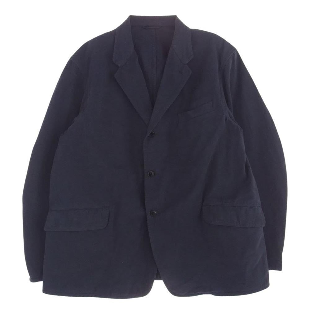 comoli コモリ テーラード ジャケット フェルトン ウール ネイビー 2