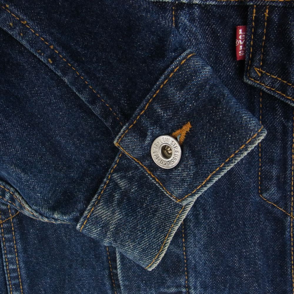 Levi's リーバイス 70507-4809 90s デニムジャケット デニム トラッカー ビックシルエット ジャケット インディゴブルー系 L【中古】