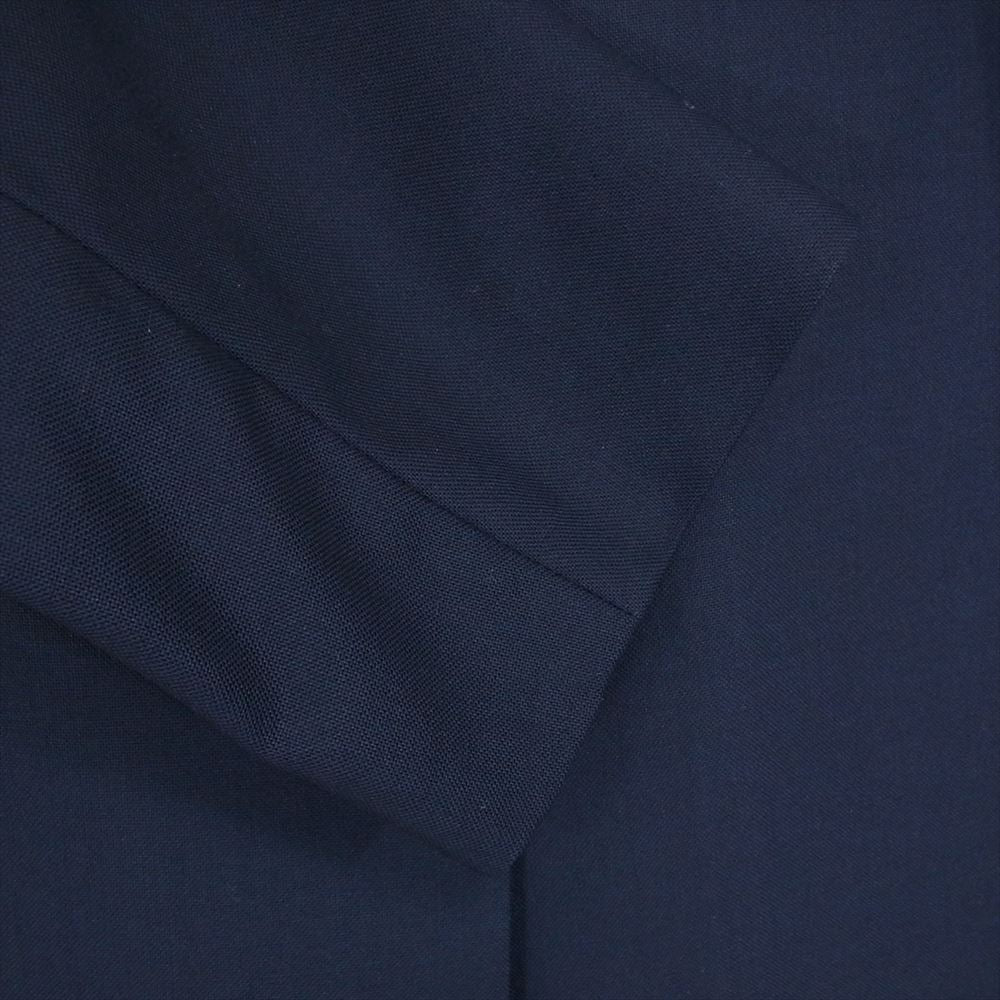 MAISON MARGIELA メゾンマルジェラ 18SS S50BN0336 国内正規品 ノーカラー カラーレス ジャケット ネイビー系 44【中古】