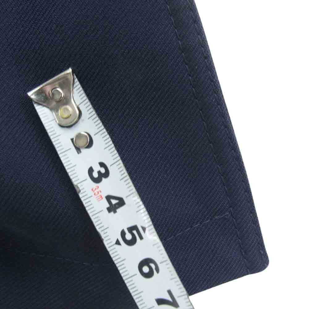 MAISON MARGIELA メゾンマルジェラ 15Ss S50AA0023 国内正規品 14ライン モヘア ウール シングル トレンチ ロング コート ネイビー系 44【中古】
