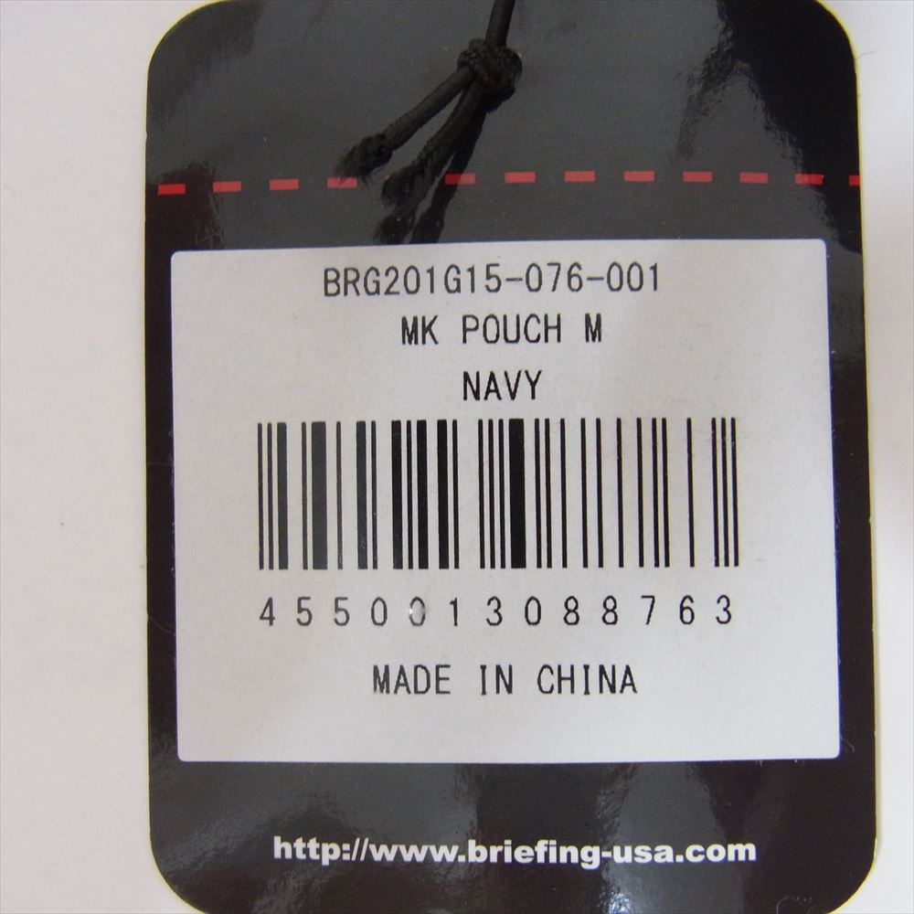 BRIEFING ブリーフィング BRG201G15 MK POUCH M ポーチ ネイビー系【中古】