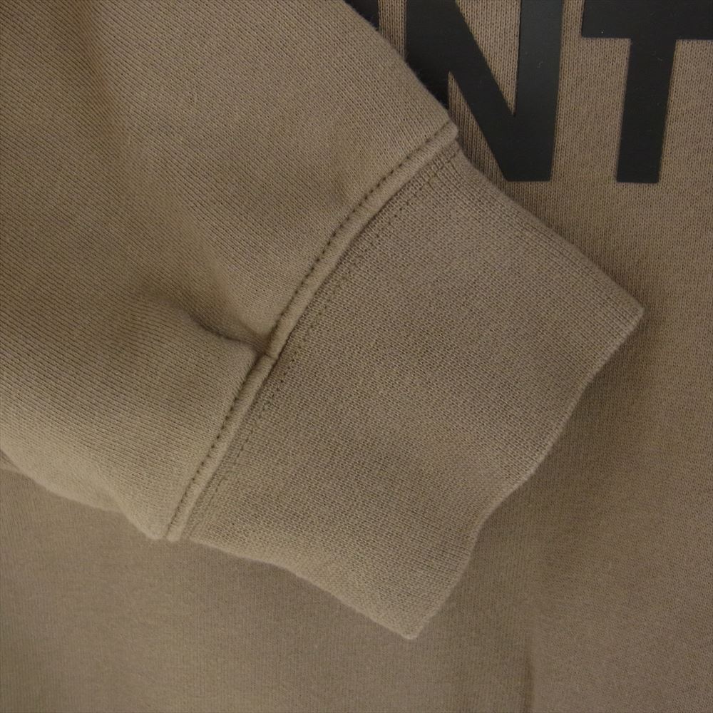 FEAR OF GOD フィアオブゴッド ESSENTIALS エッセンシャルズ Silicon Applique Crewneck シリコン ラバーロゴ アップリケ クルーネック スウェット ブラウン系 M【中古】