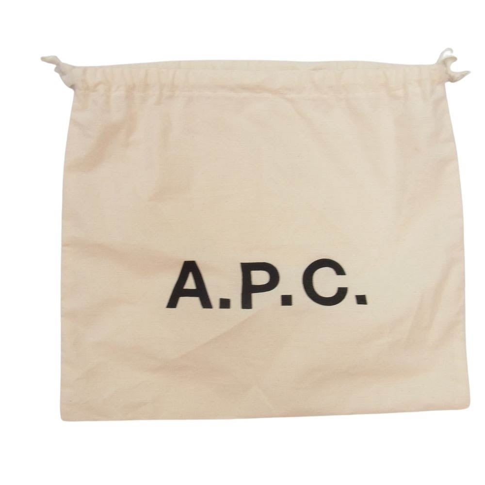 A.P.C. アーペーセー PXBMW F61413 SAC GRACE SMALL グレース スモール レザー ポシェット ショルダー バッグ ブラック系【中古】