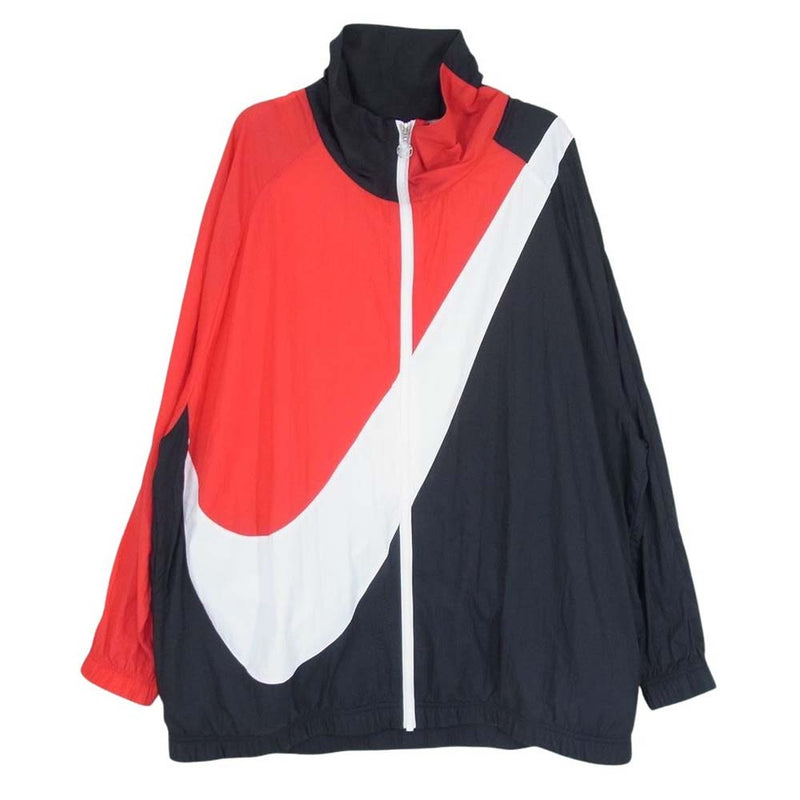 NIKE ナイキ BV3686-010 Sportswear Swoosh Woven Sports Jacket Red スポーツウェア スウッシュ  ウーブン スポーツ ナイロン ジャケット レッド系 L【中古】