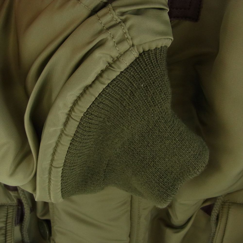 ワイパー AIR CREW N-3 フライト ジャケット カーキ系 XXL【美品】【中古】