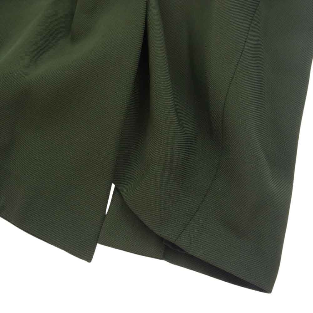 PRADA プラダ P125Q S192 カーゴポケット付き 巻きスカートドッキング スカート カーキ系 38S【中古】