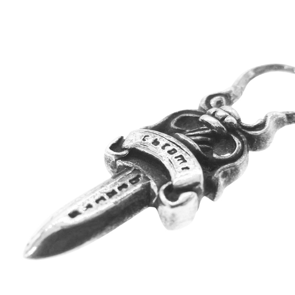 CHROME HEARTS クロムハーツ(原本無) ダガー ジップ ペンダントトップ シルバー系【中古】