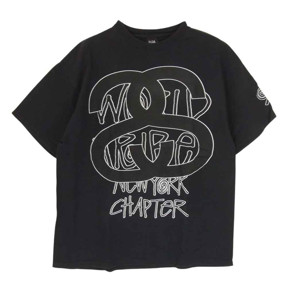 古着 00's ステューシー SSリンク N°4 Tシャツ 黒 USA製】ステューシー N°4 SSリンク ロゴ 黒タグ L - メルカリ
