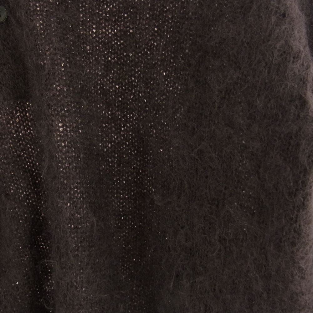 AURALEE オーラリー 22AW A22AP02KM BRUSHED SUPER KID MOHAIR KNIT POLO ブラッシュド キッドモヘア モヘヤ ニット プルオーバー ダークブラウン系 5【中古】